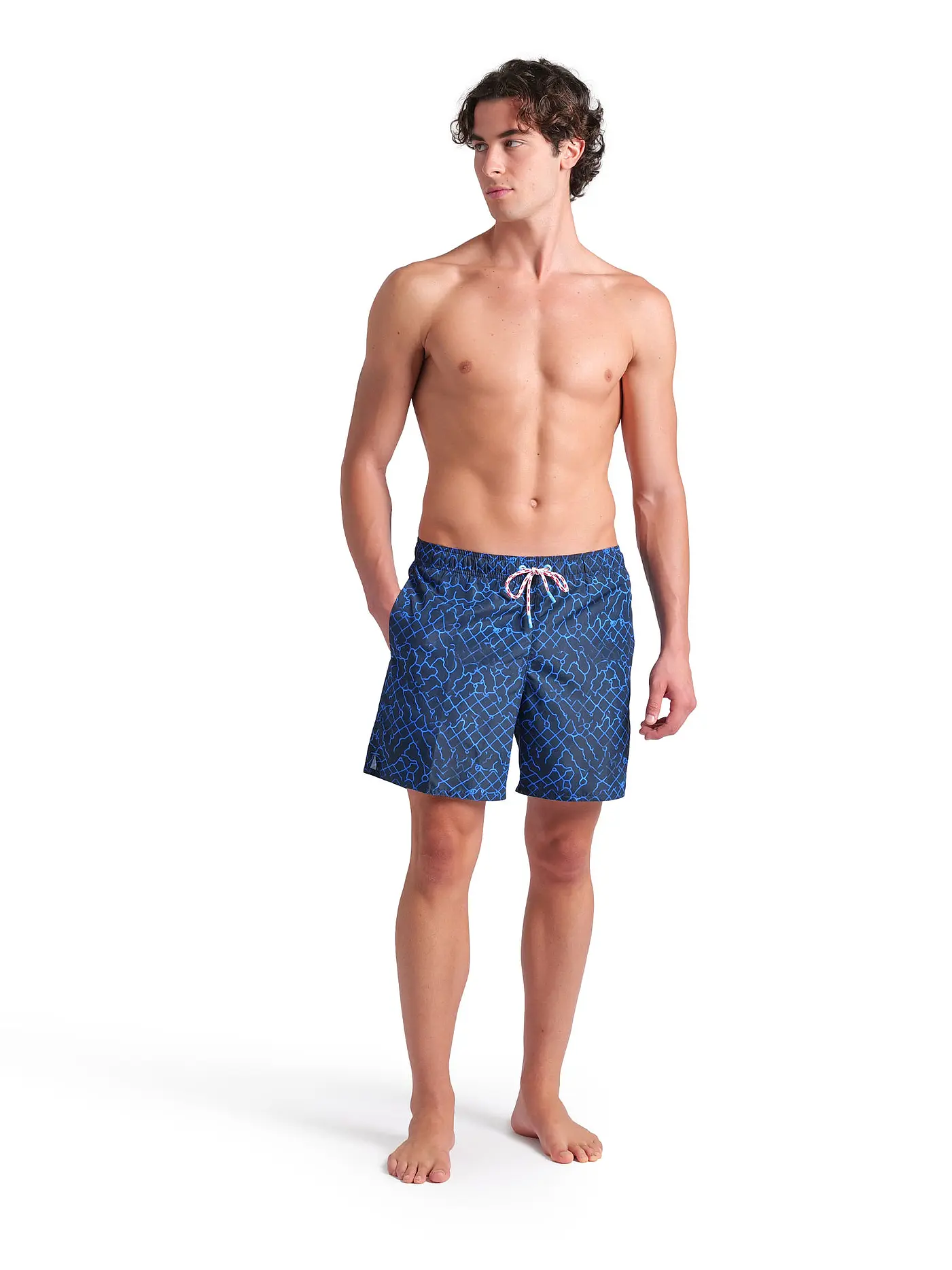 ARENA | Herren Badeshort Beach Boxer Allover | 